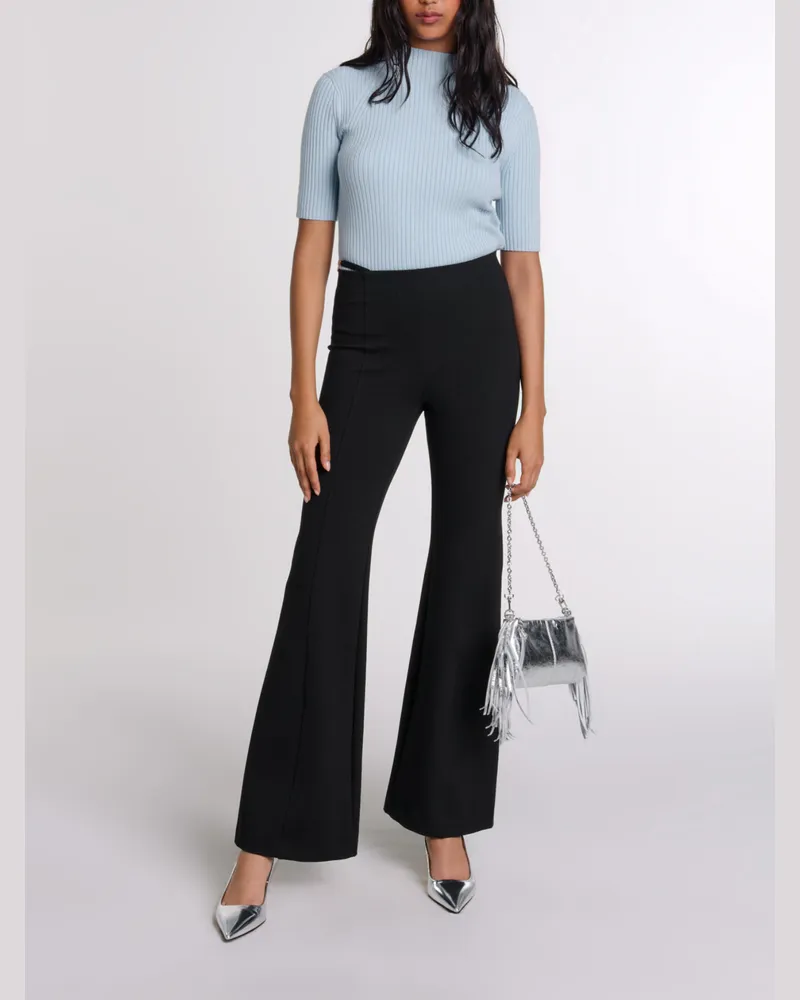 Maje Hose Mit Zierdetail - Schwarz Schwarz