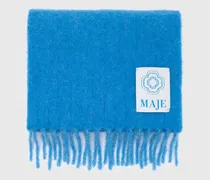 Schal Aus Alpaka-mix - Geschenkidee - Blau