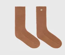 Strümpfe Aus Wollmischung - Kamel