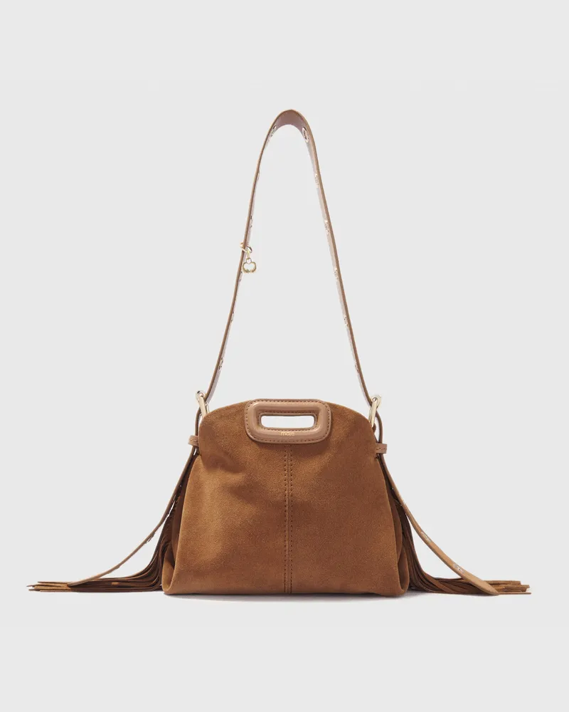 Maje Miss M Mini Veloursleder - Kamel Kamel