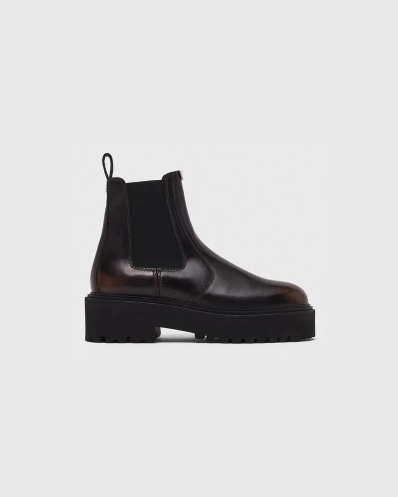 Maje Chelsea-stiefeletten - Dunkelbraun Dunkelbraun