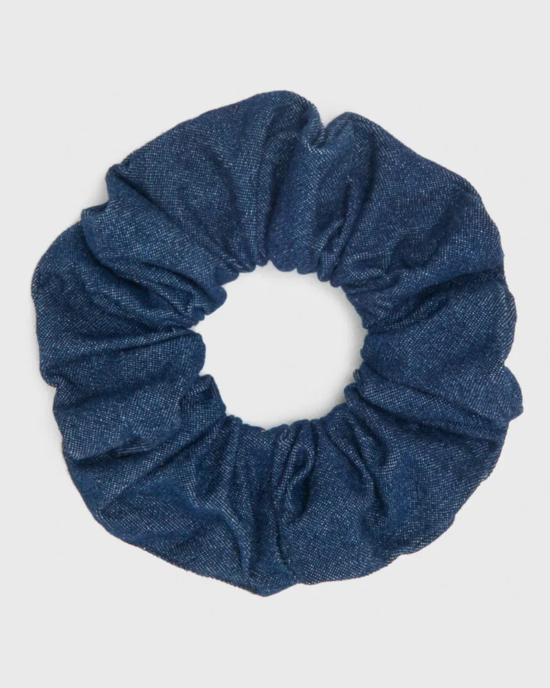 Maje Haargummi Aus Denim - Marineblau Marine