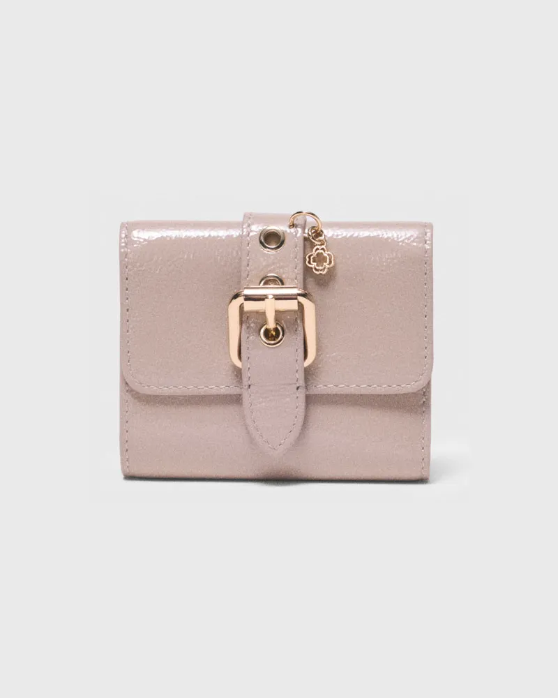 Maje Brieftasche Miss M Aus Naplak-leder - Beige Kitt