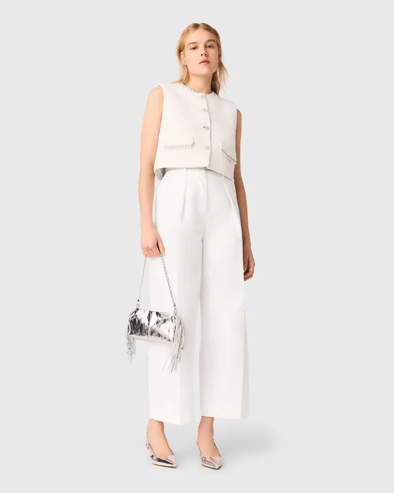 Maje Ballon-anzughose - Weiß Weiß