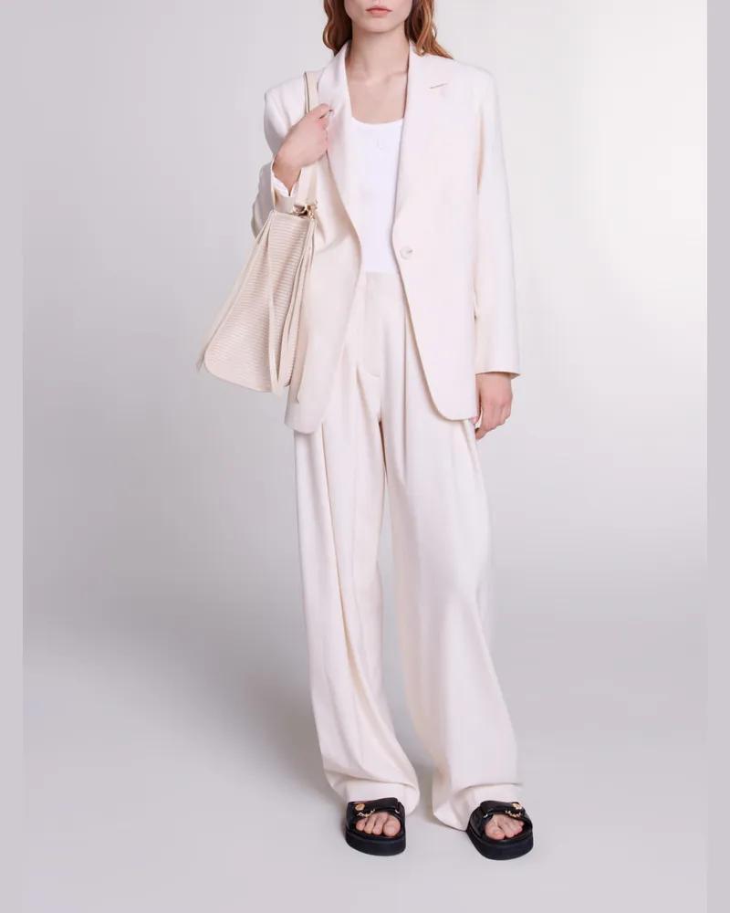 Maje Blazer - Ecru Ecru