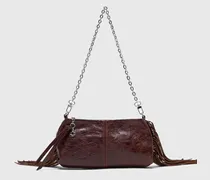 Miss M Pouch Aus Lackleder - Dunkelbraun