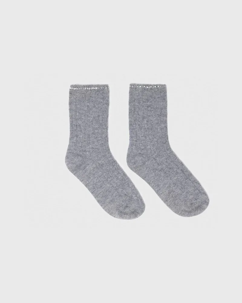 Maje Kurze Socken - Grau Grau