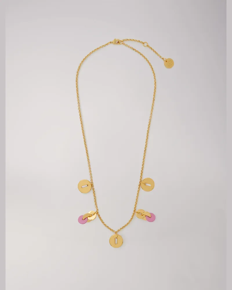Maje Halskette Kette Mit Anhängern - Gold Gold