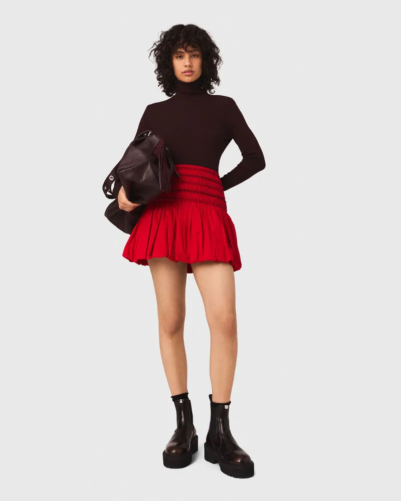 Maje Pullover Aus Wolle Und Seide - Braun Braun