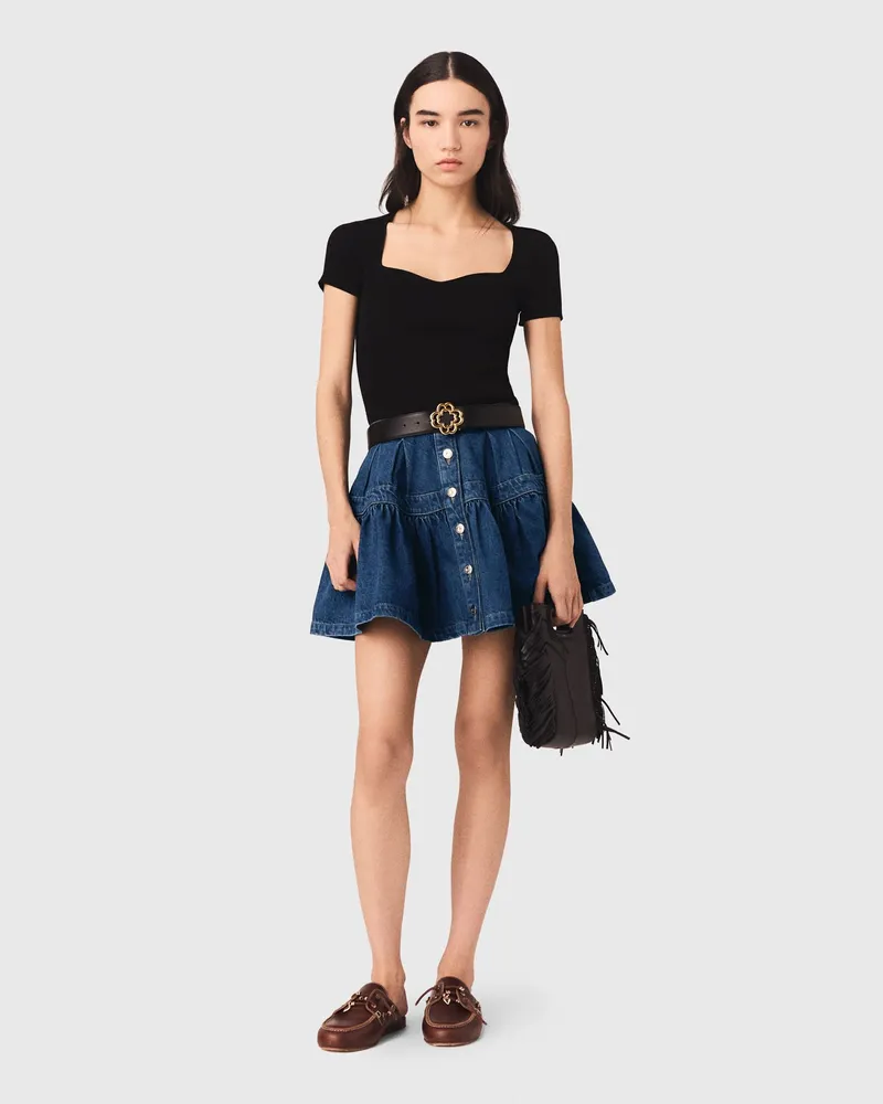 Maje Strick-top - Schwarz Schwarz