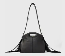 Miss M Mini Tasche Aus Glattleder - Schwarz