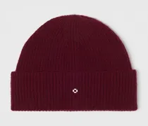 Mütze Aus Wolle Und Kaschmir - Rot Bordeaux