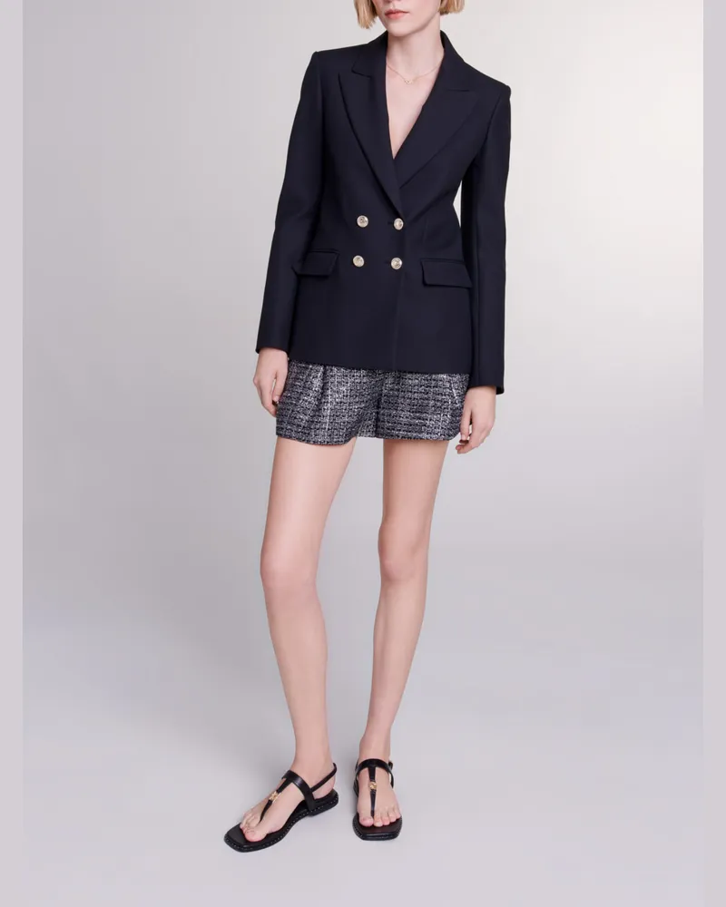 Maje Suit Jacket - Schwarz Schwarz