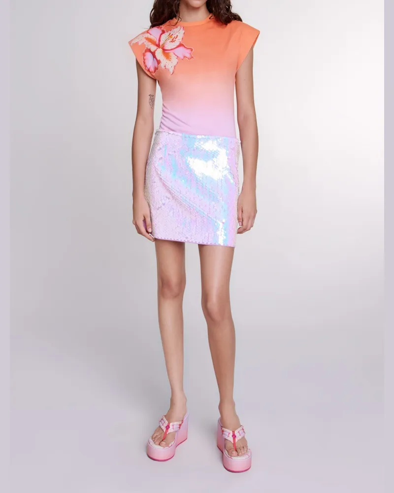 Maje Strickrock Mit Pailletten - Parma Parma