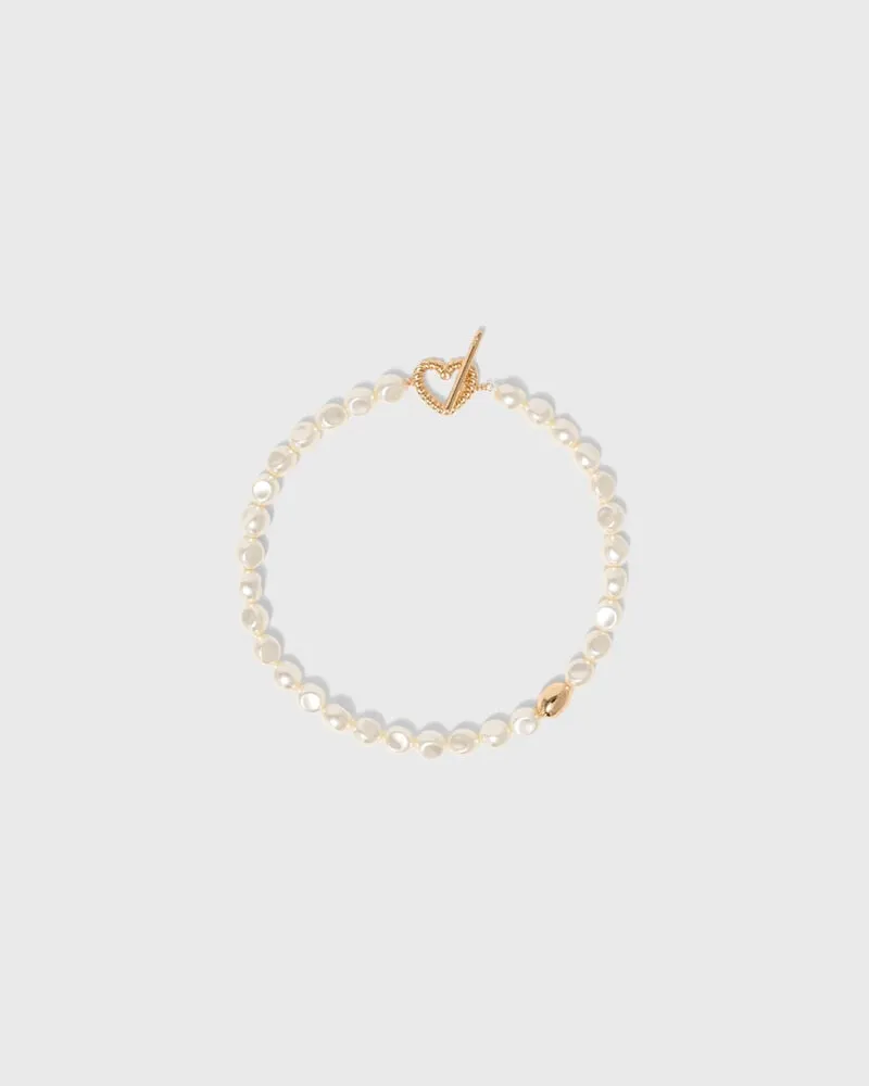 Maje Choker Aus Perlen - Golden Golden