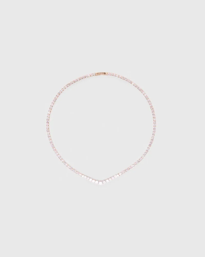 Maje Strasskette In Wasserfall-optik - Golden Golden