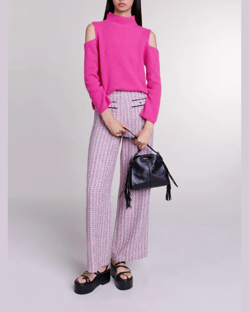 Maje Kaschmirpullover - Rosa Fuchsia Rosa