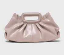 Milpli Mini-clutch Aus Naplackleder - Beige