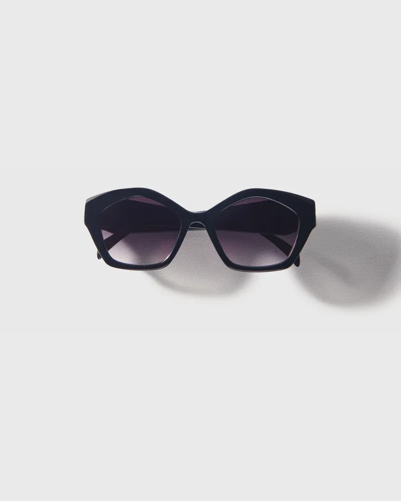 Maje Cat-eye-sonnenbrille Aus Acetat - Schwarz Schwarz