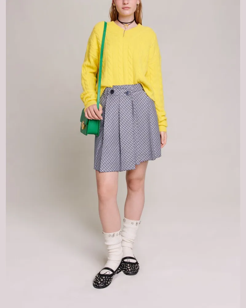 Maje Kaschmirpullover - Gelb Gelb