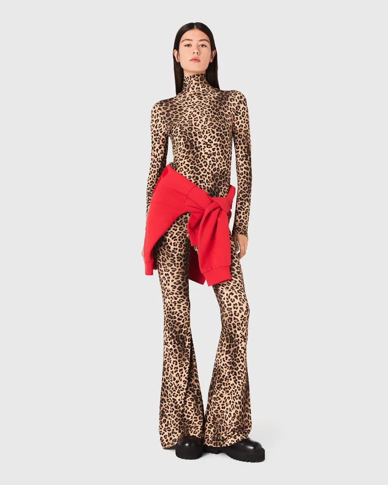 Maje Leggings Mit Leopardenmuster - Leopard Print Leopard