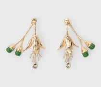 Ohrring Mit Tulpenmotiv - Golden