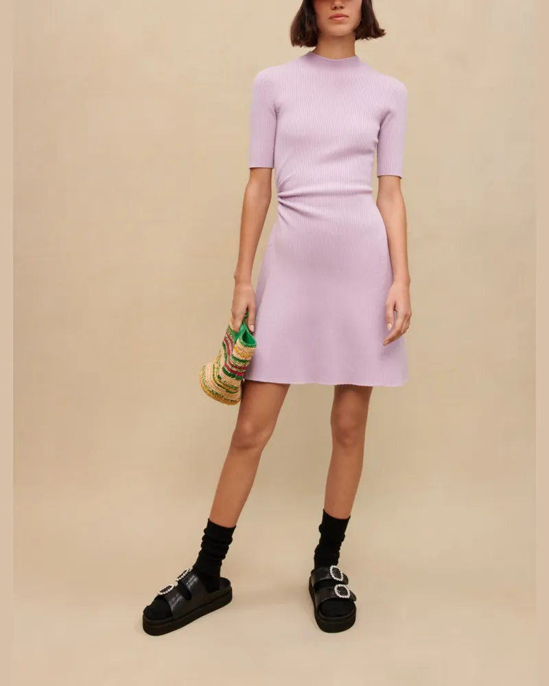 Maje Kleid Aus Ajourstrick In Parma - Parma Parma