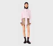Kurzes Hemd Mit Lavallière - Rosa
