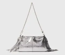 Clutch Miss M Aus Leder - Festliche Kleidung - Silber