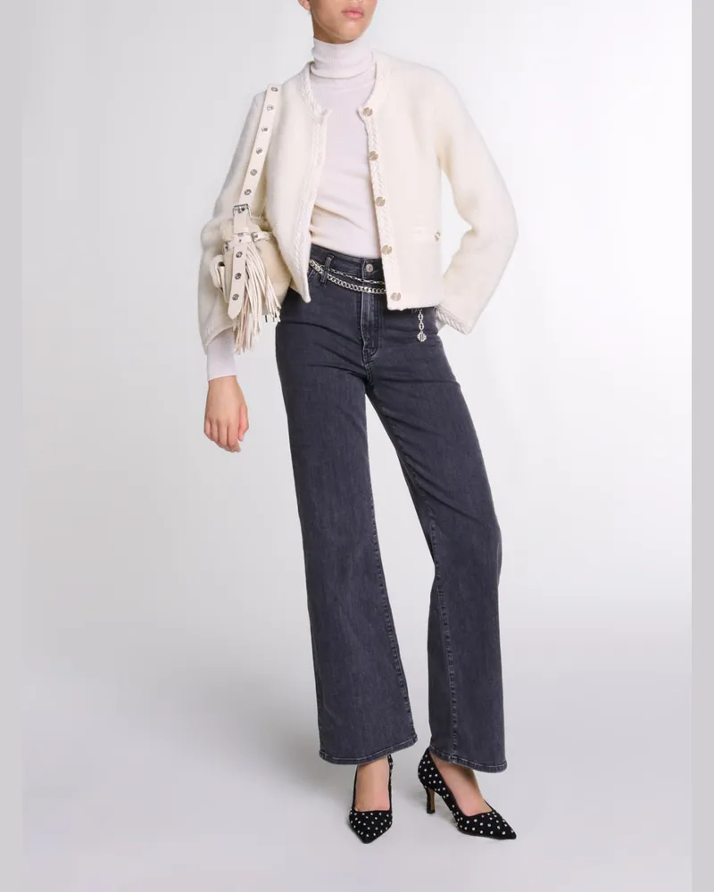 Maje Strickcardigan - Ecru Ecru