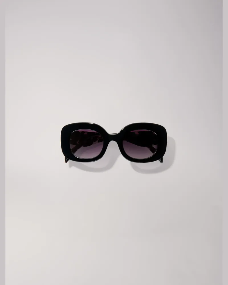 Maje Sonnenbrille - Schwarz Schwarz