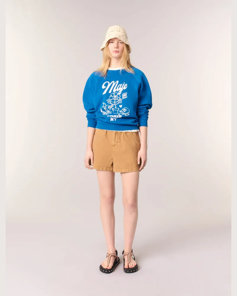 Maje Denimshorts - Beige Beige
