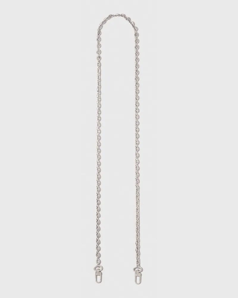 Maje Ketten-schulterriemen - Abendgarderobe - Silber Silber
