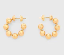 Creolen Mit Kugeln - Golden