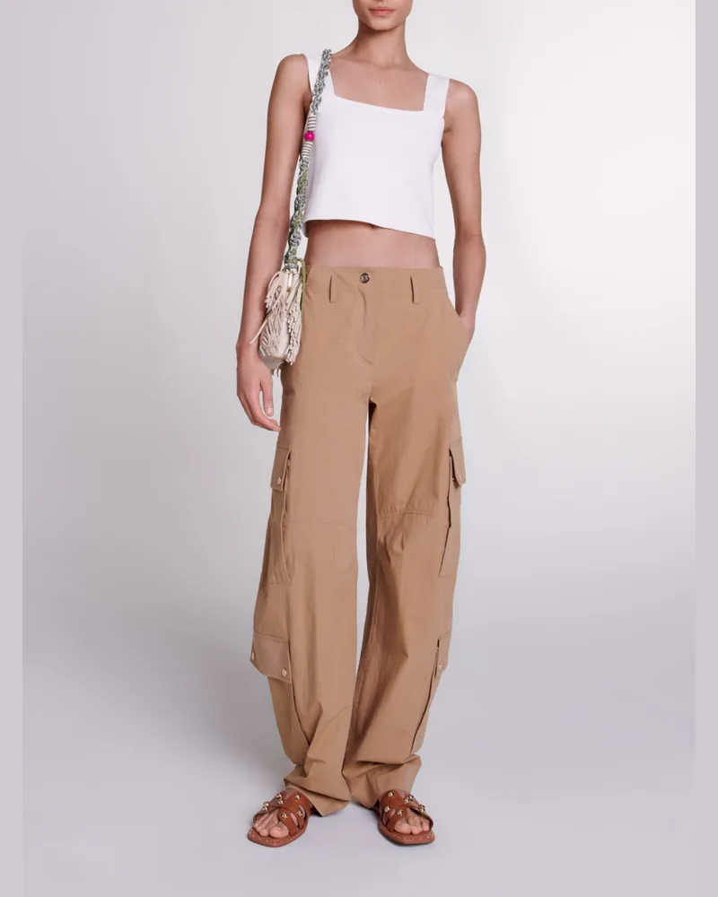 Maje Cargo-hose Mit Taschen - Beige Beige