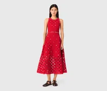 Häkelkleid Mit Spiegeln - Rot