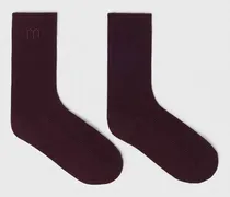 Socken Mit Logo - Rot Bordeaux