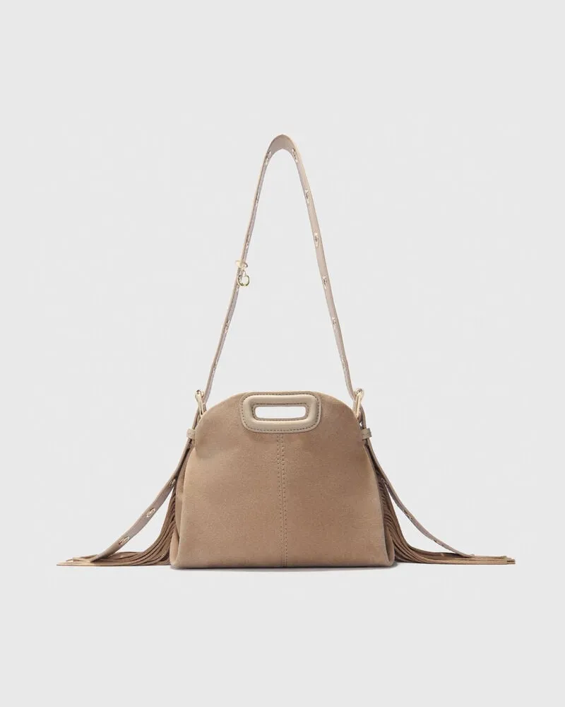 Maje Miss M Mini Veloursleder - Cappuccino Cappuccino