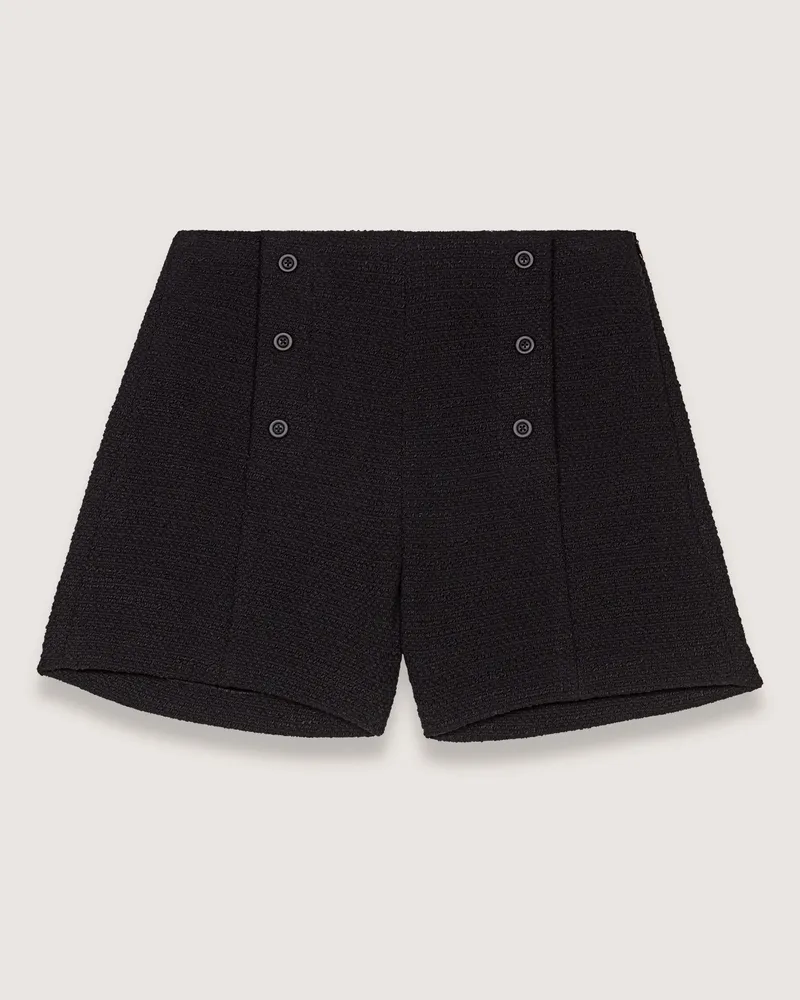 Maje Maßgeschneiderte Shorts - Schwarz Schwarz