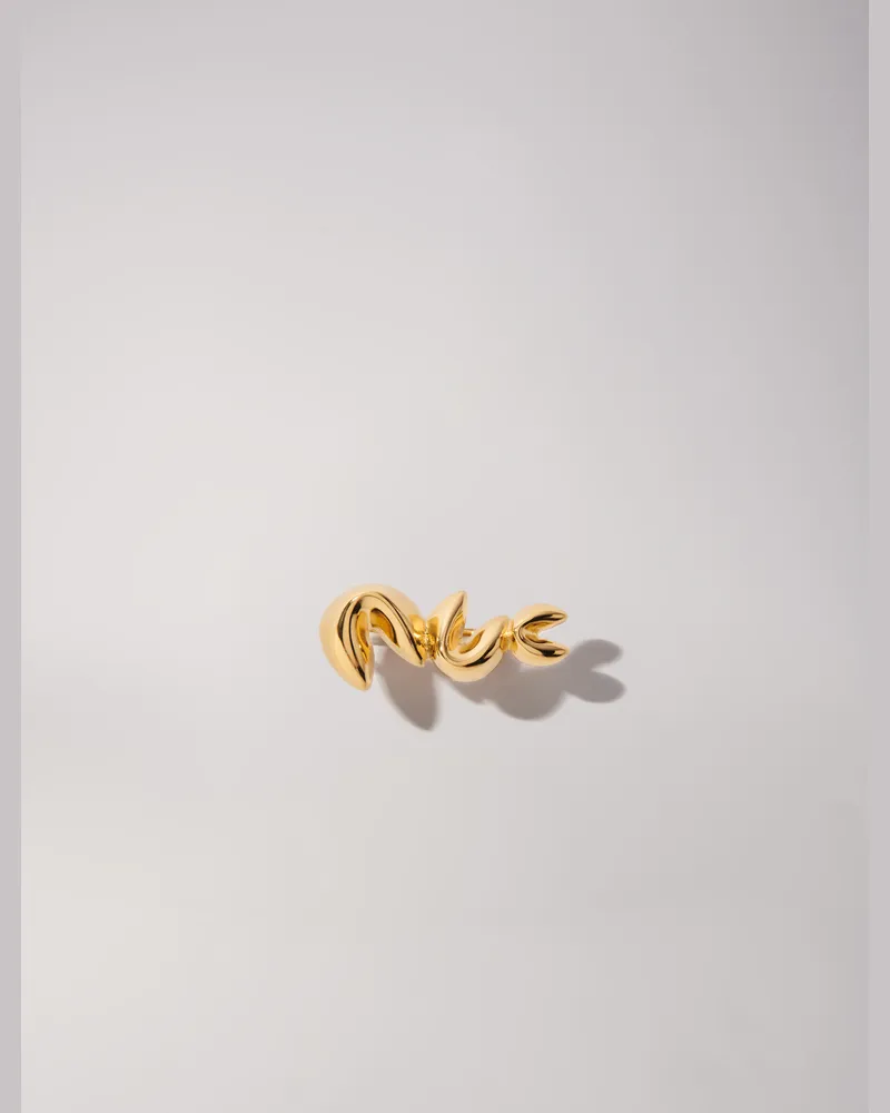 Maje Dreifacher Glückskeks-ring - Gold Gold