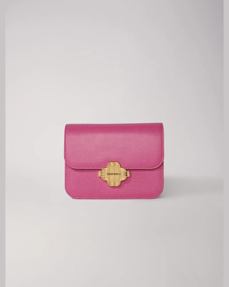 Maje Clover Tasche Aus Leder - Fuchsie Fuchsia