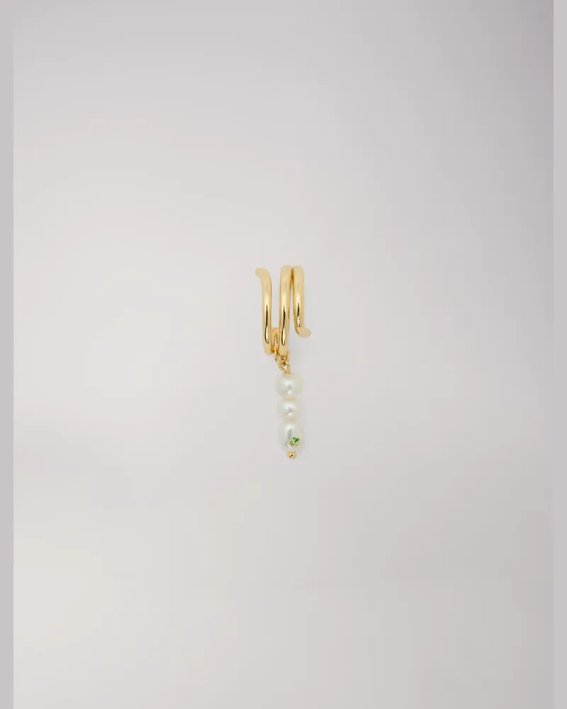 Maje Ohrhänger Mit Perlenschmuck - Gold Gold