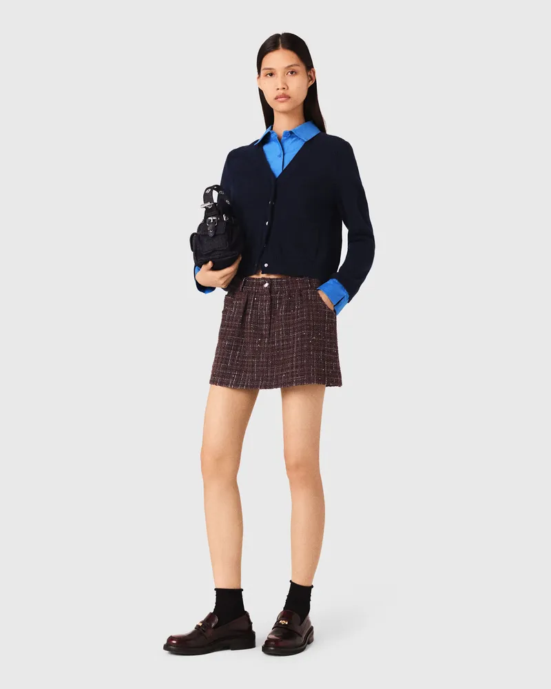 Maje Cardigan Mit Abnehmbaren Details - Marineblau Marine