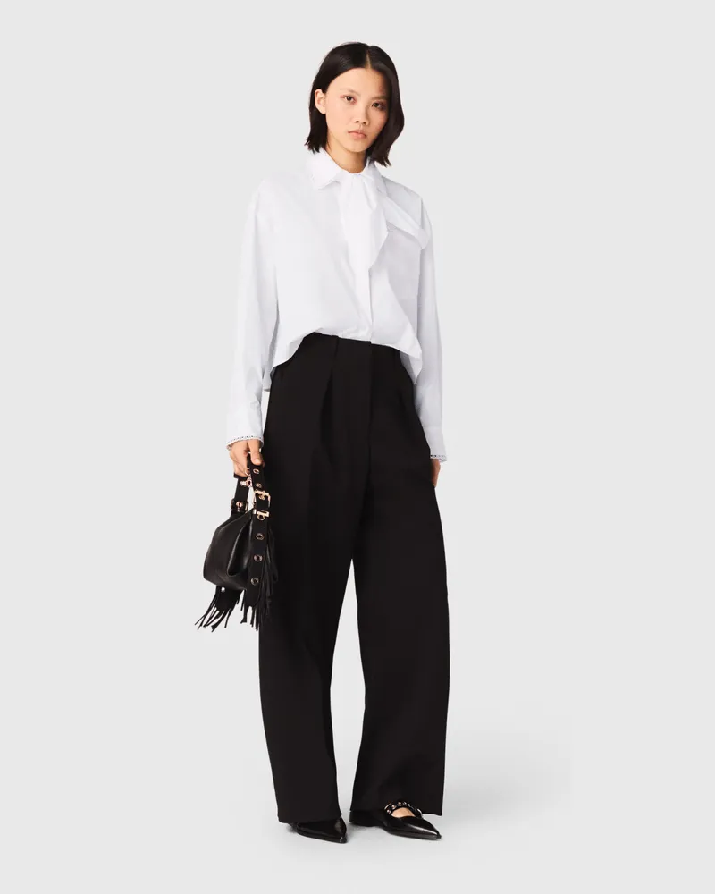 Maje Balloon-anzughose - Schwarz Schwarz