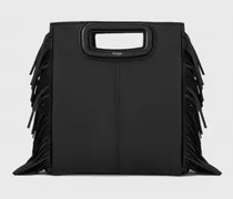 M Mini-tasche Aus Glattleder - Schwarz