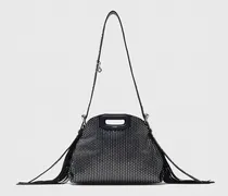 Miss M Mini Tasche Strass - Schwarz