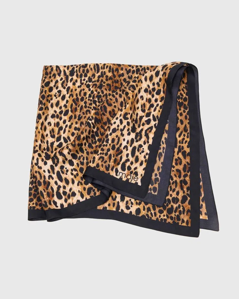 Maje Viereck Mit Leopardenmuster - Leopard Print Leopard