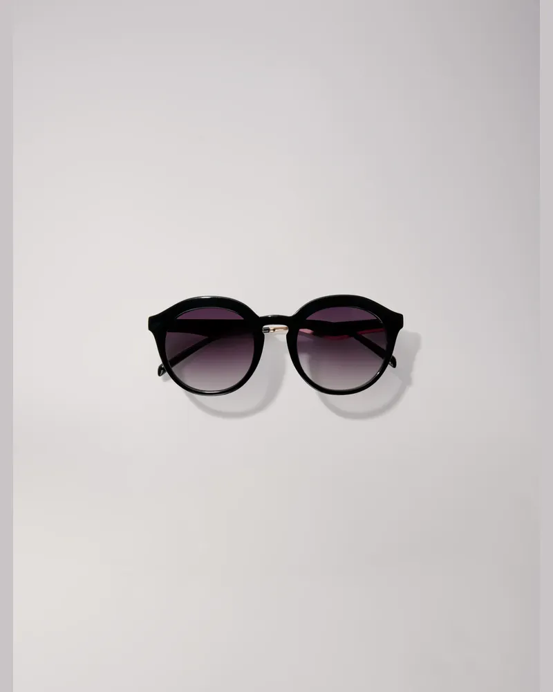 Maje Sonnenbrille - Schwarz Schwarz