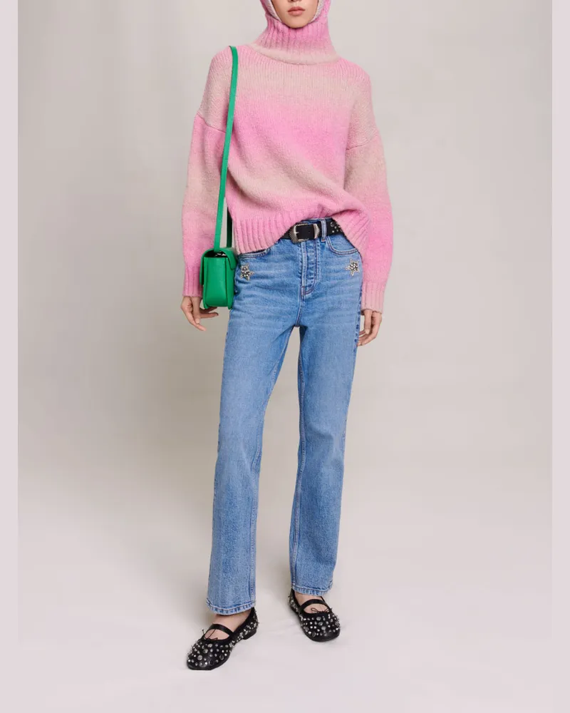 Maje Strickpullover Mit Farbabstufungen - Rosa Rosa