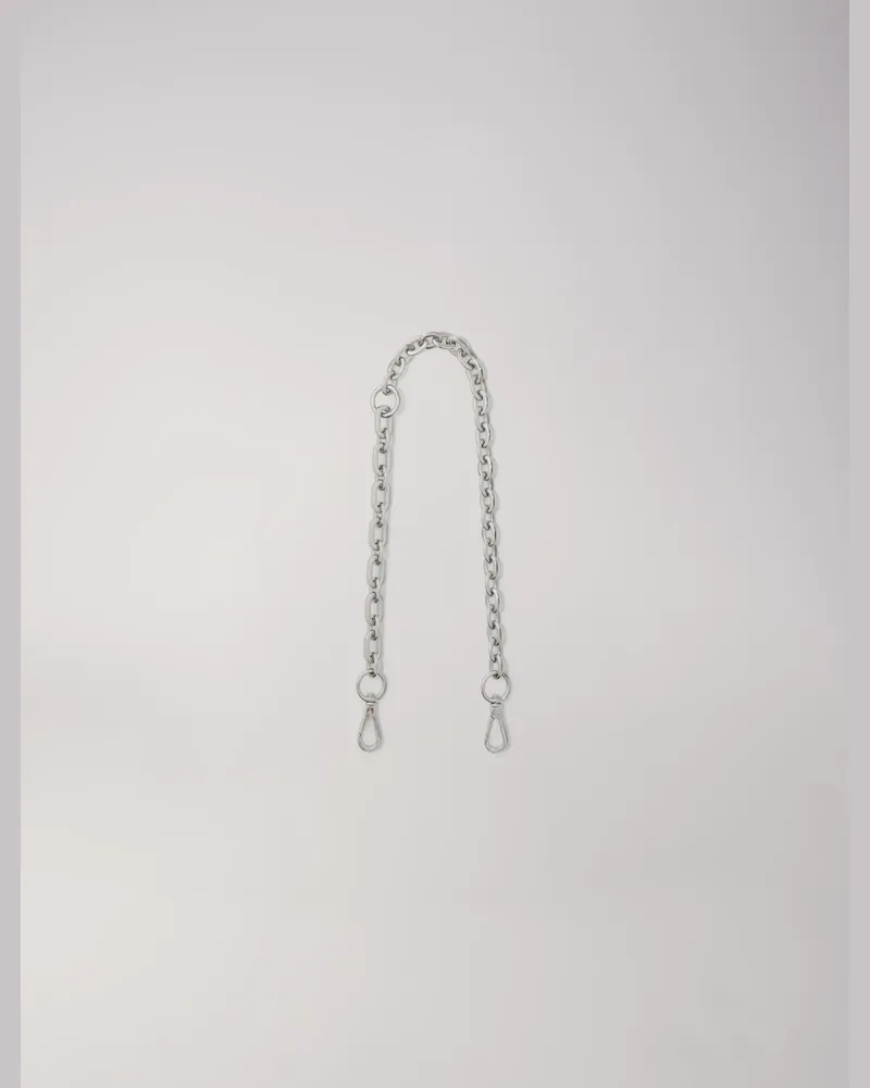 Maje Kettenschulterriemen - Silber Silber